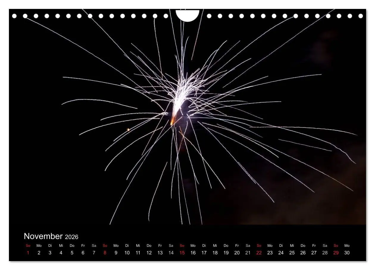 Bild: 9783516184372 | Feuerwerk (Wandkalender 2026 DIN A4 quer), CALVENDO Monatskalender