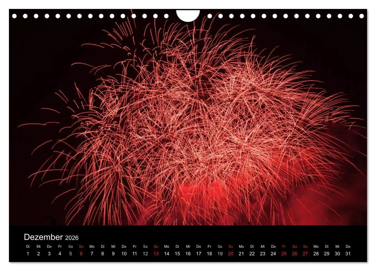 Bild: 9783516184372 | Feuerwerk (Wandkalender 2026 DIN A4 quer), CALVENDO Monatskalender