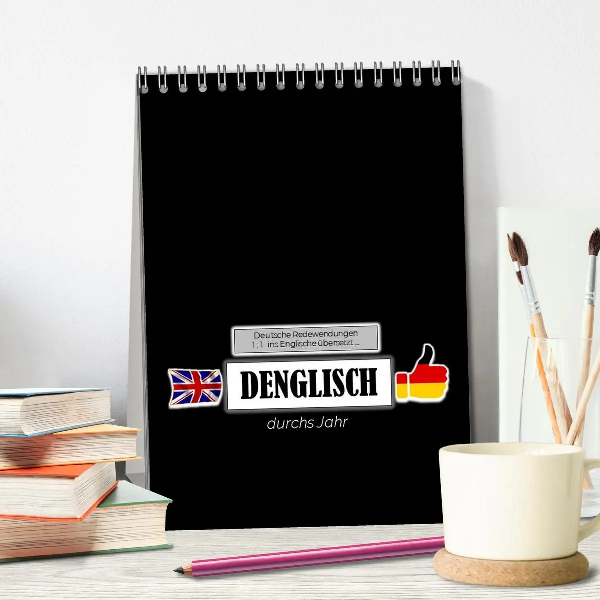 Bild: 9783516324372 | DENGLISCH durchs Jahr (Tischkalender 2026 DIN A5 hoch), CALVENDO...