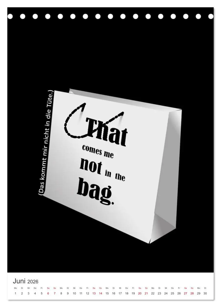 Bild: 9783516324372 | DENGLISCH durchs Jahr (Tischkalender 2026 DIN A5 hoch), CALVENDO...