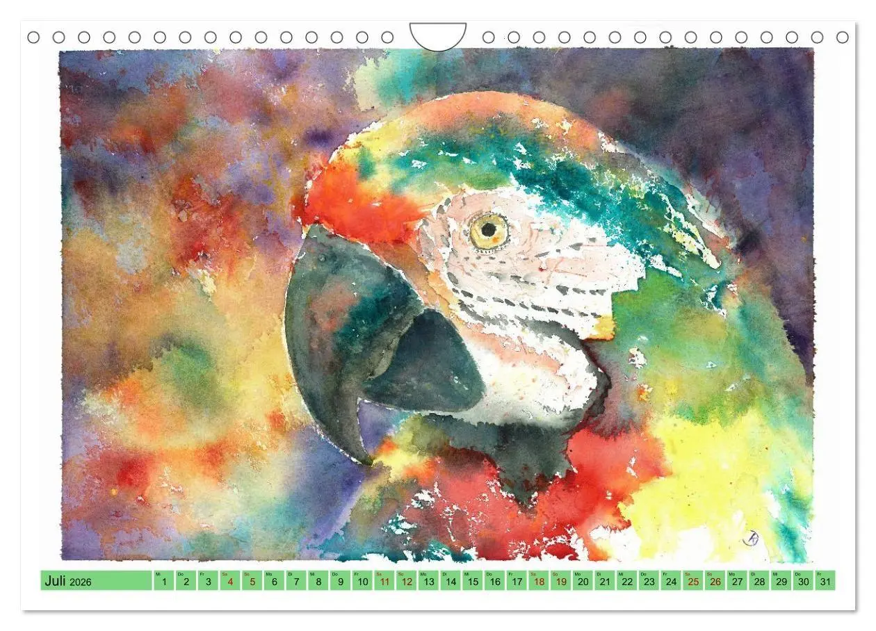 Bild: 9783516704372 | Faszination Vögel im Aquarell - Expressionistische Kunst von Doris...