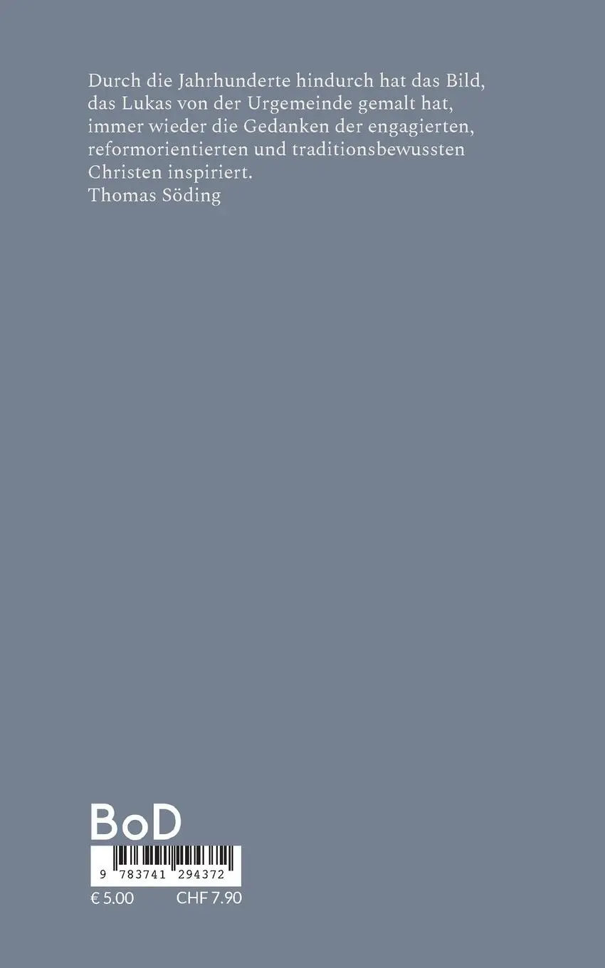 Rückseite: 9783741294372 | Der Gottesdienst der Urgemeinde | Thomas Söding | Taschenbuch | 60 S.