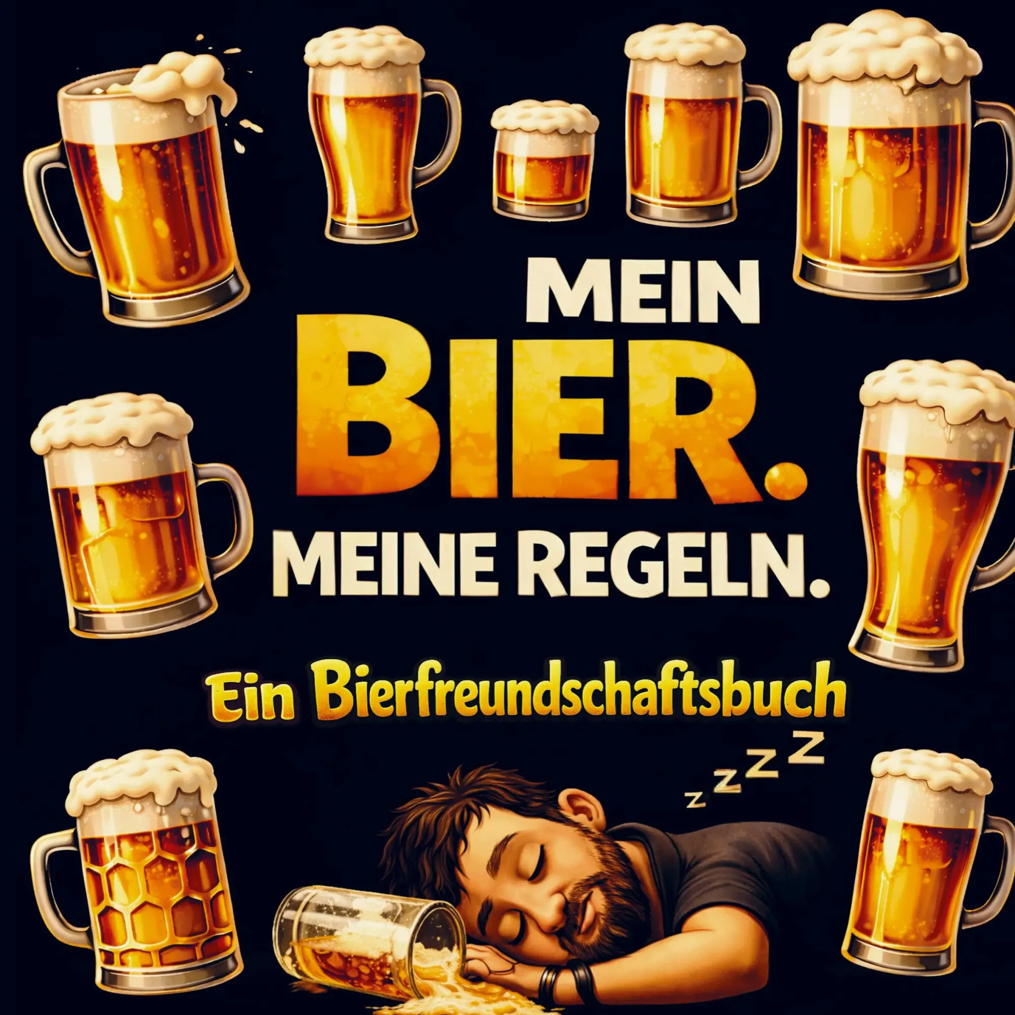 Cover: 9789403864372 | Mein Bier. Meine Regeln. Ein Bierfreundschaftsbuch | Pieter Pinsler