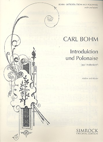 Cover: 9790221114372 | Introduction and Polonaise in G minor | from Arabesken No. 12 | Bohm