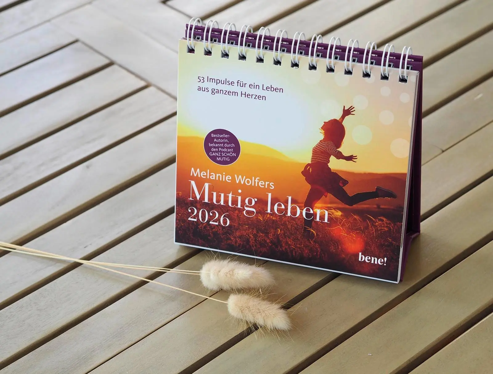 Bild: 4251693904472 | Wochenkalender 2026: Mutig leben | Melanie Wolfers | Kalender | 108 S.