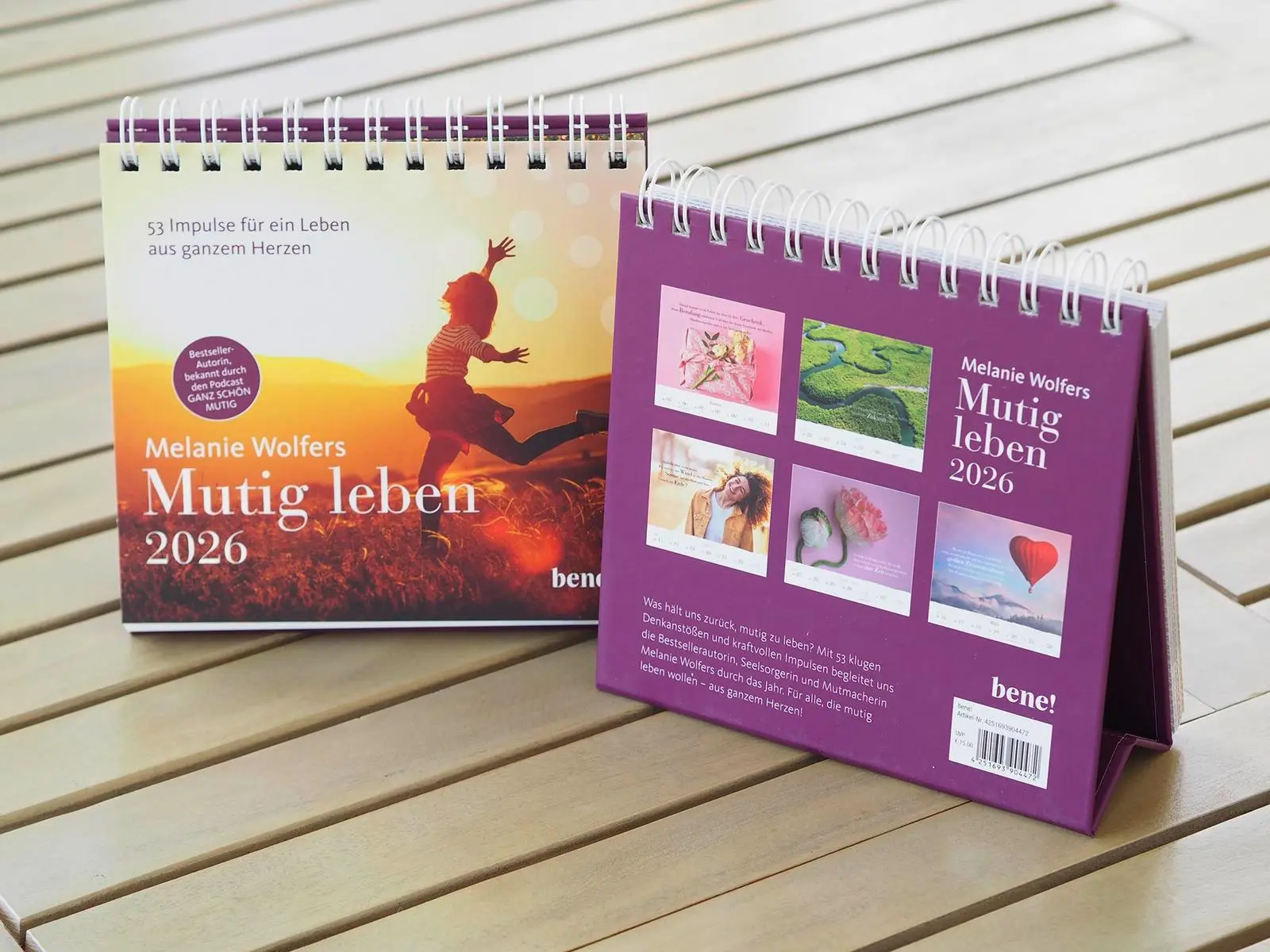 Bild: 4251693904472 | Wochenkalender 2026: Mutig leben | Melanie Wolfers | Kalender | 108 S.