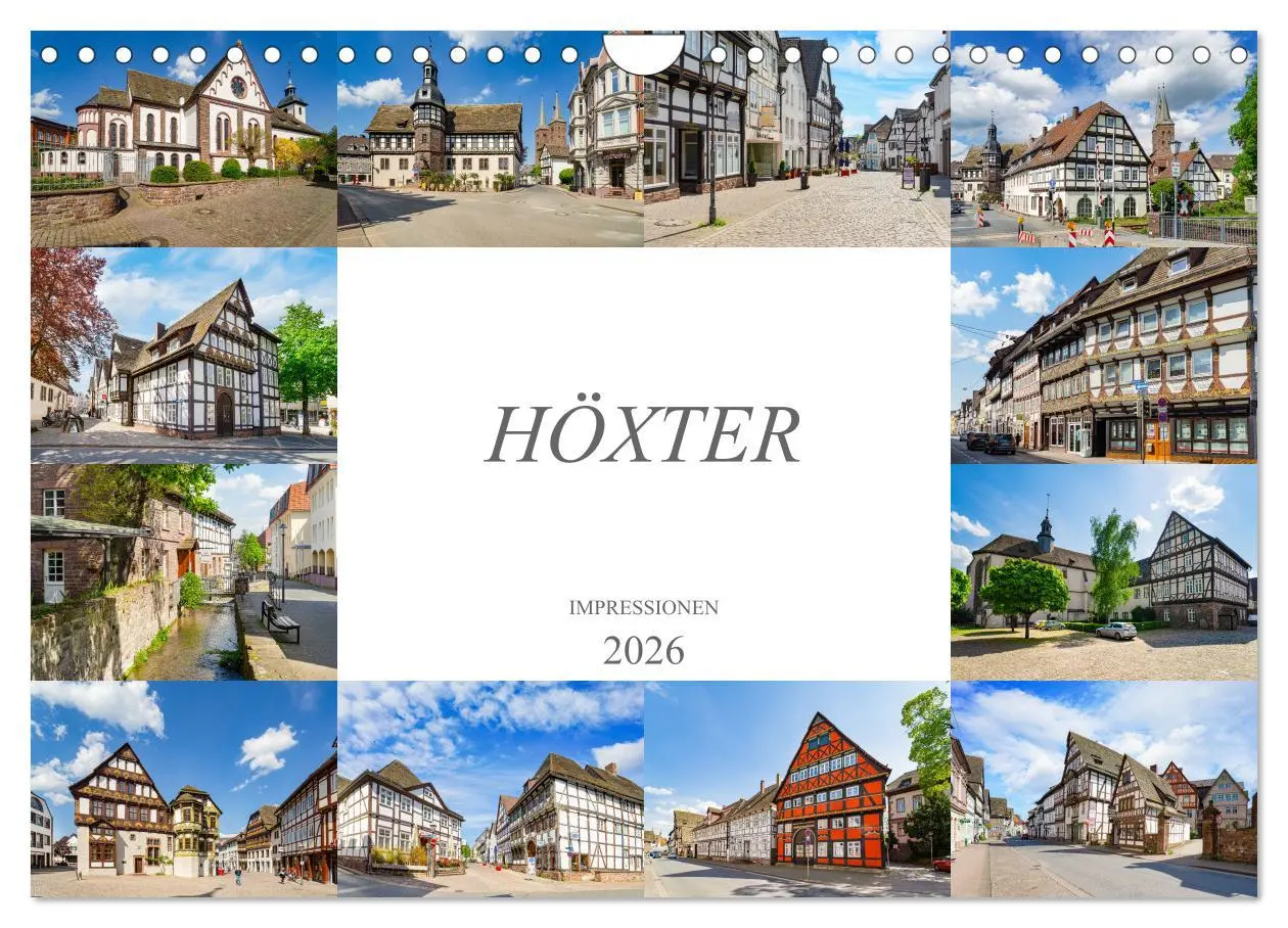 Cover: 9783457604472 | Höxter Impressionen (Wandkalender 2026 DIN A4 quer), CALVENDO...