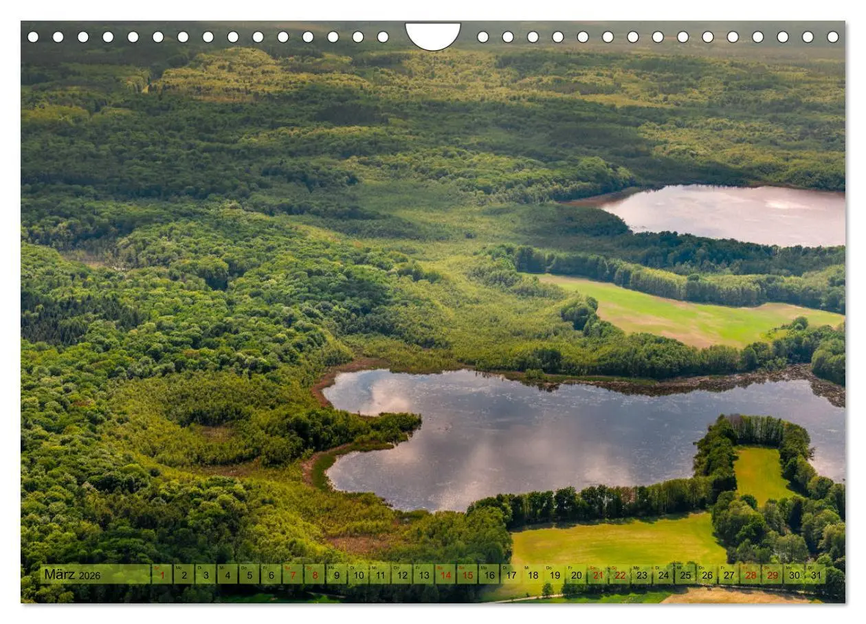 Bild: 9783457844472 | Schorfheide von oben (Wandkalender 2026 DIN A4 quer), CALVENDO...