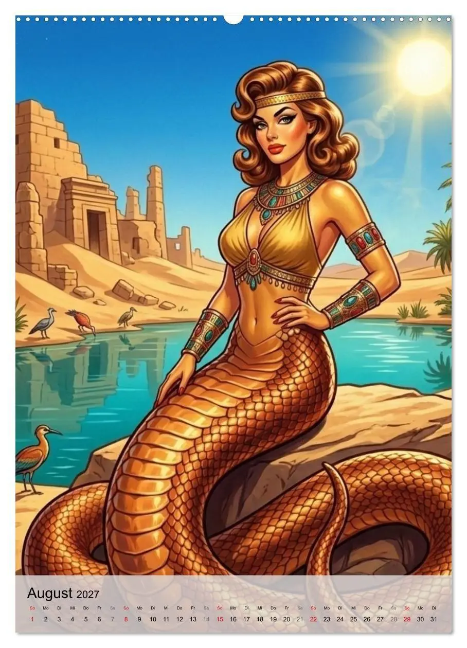 Bild: 9783516794472 | Monster-Girls (hochwertiger Premium Wandkalender 2027 DIN A2 hoch),...