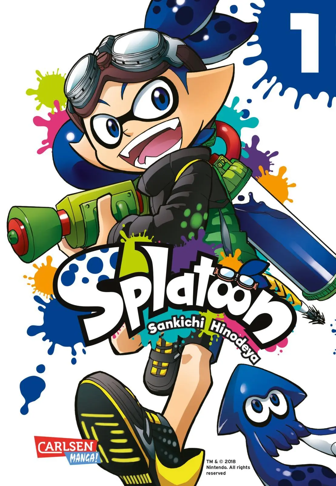 Cover: 9783551724472 | Splatoon 1 | Sankichi Hinodeya | Taschenbuch | Splatoon | 160 S.
