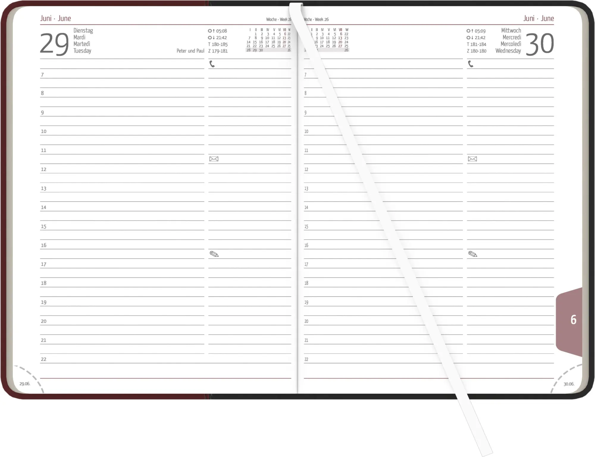 Bild: 4069095014572 | Buchkalender Premium Fire schwarz-rot A5 2027 | KG | Buch | 416 S.