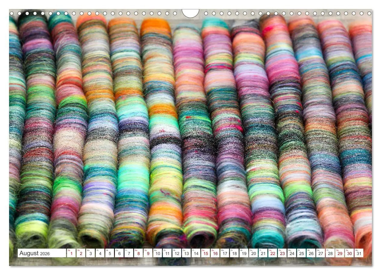 Bild: 9783457524572 | Süchtig nach Wolle - Kalender für spinnende Woll-Oholiker...