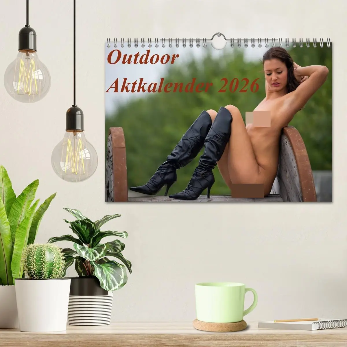 Bild: 9783516164572 | Outdoor Aktkalender 2026 (Wandkalender 2026 DIN A4 quer), CALVENDO...