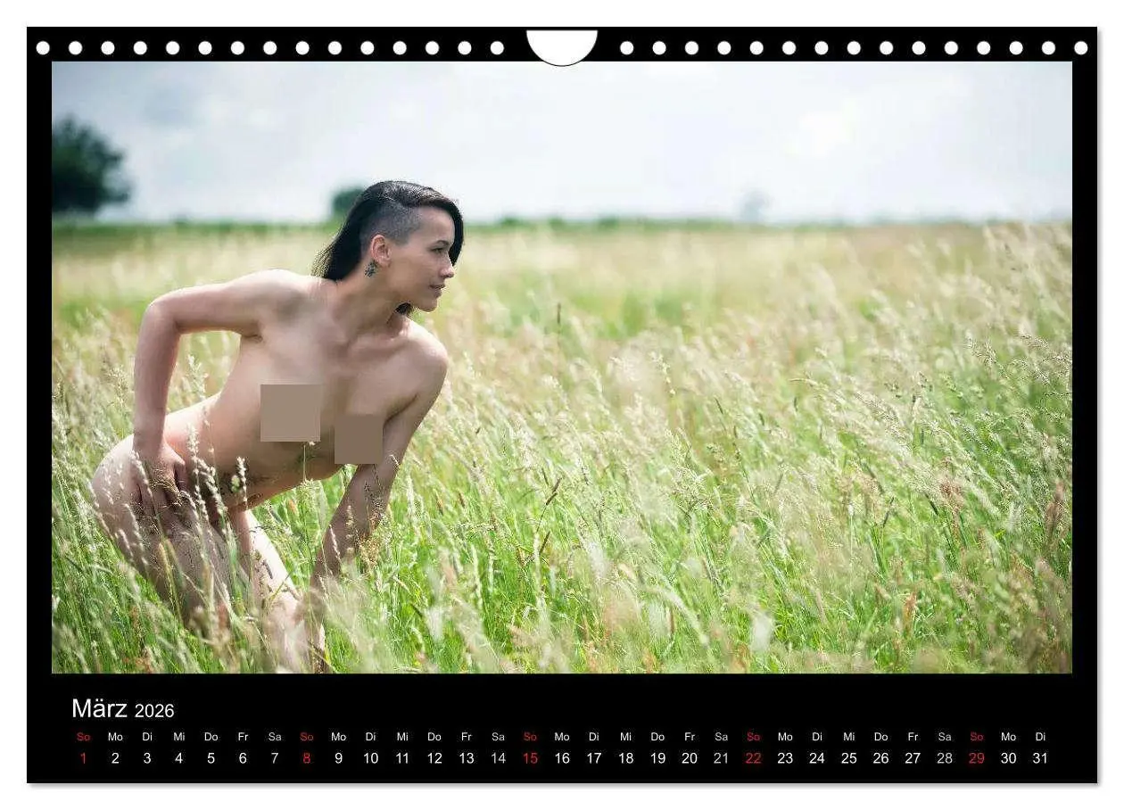 Bild: 9783516164572 | Outdoor Aktkalender 2026 (Wandkalender 2026 DIN A4 quer), CALVENDO...
