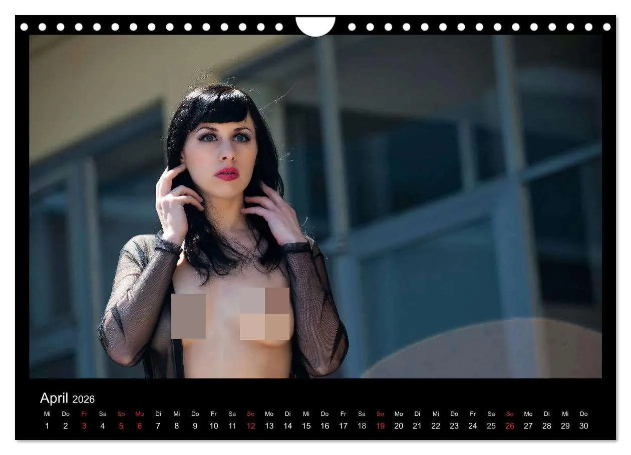 Bild: 9783516164572 | Outdoor Aktkalender 2026 (Wandkalender 2026 DIN A4 quer), CALVENDO...