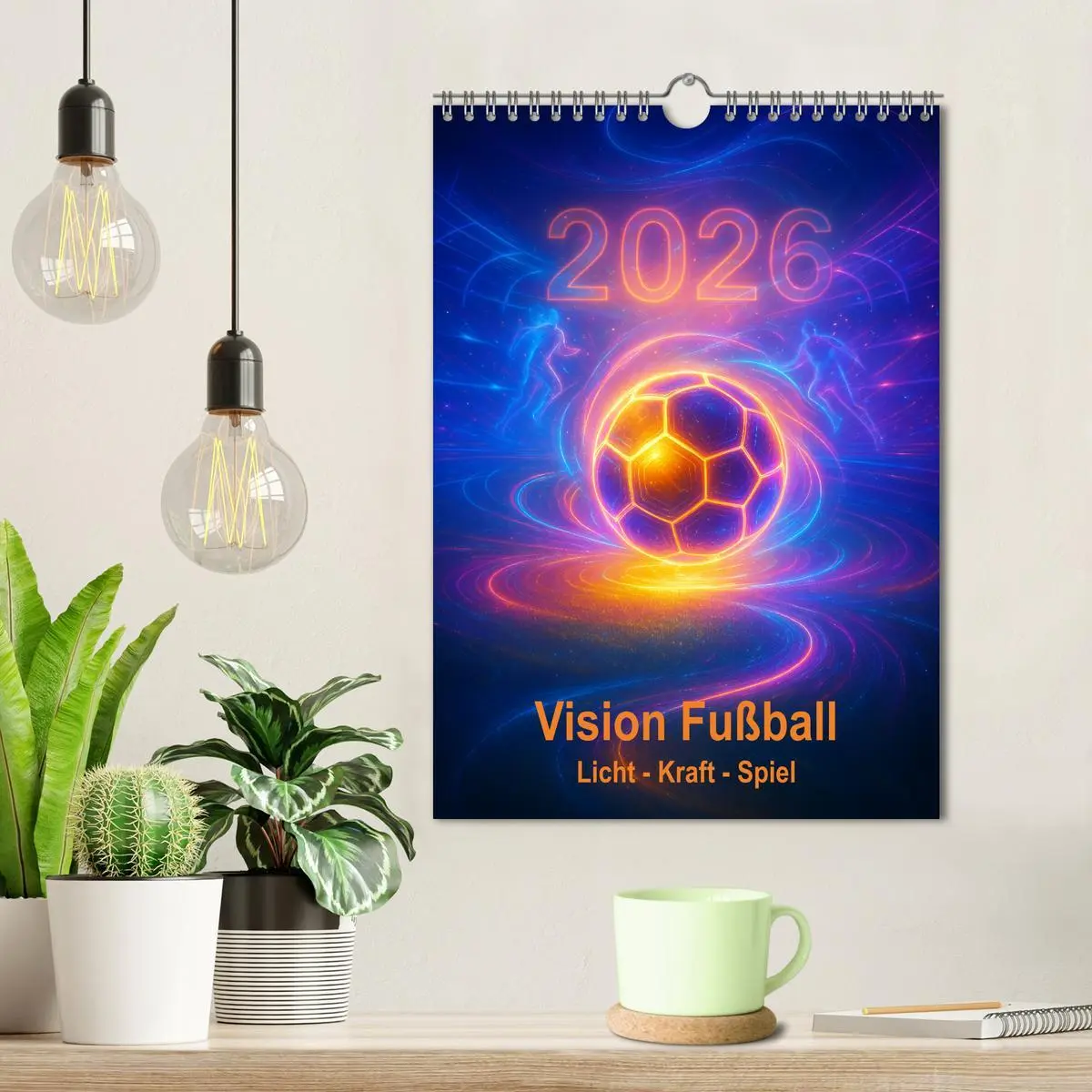 Bild: 9783516614572 | Vision Fußball Licht - Kraft - Spiel (Wandkalender 2026 DIN A4...