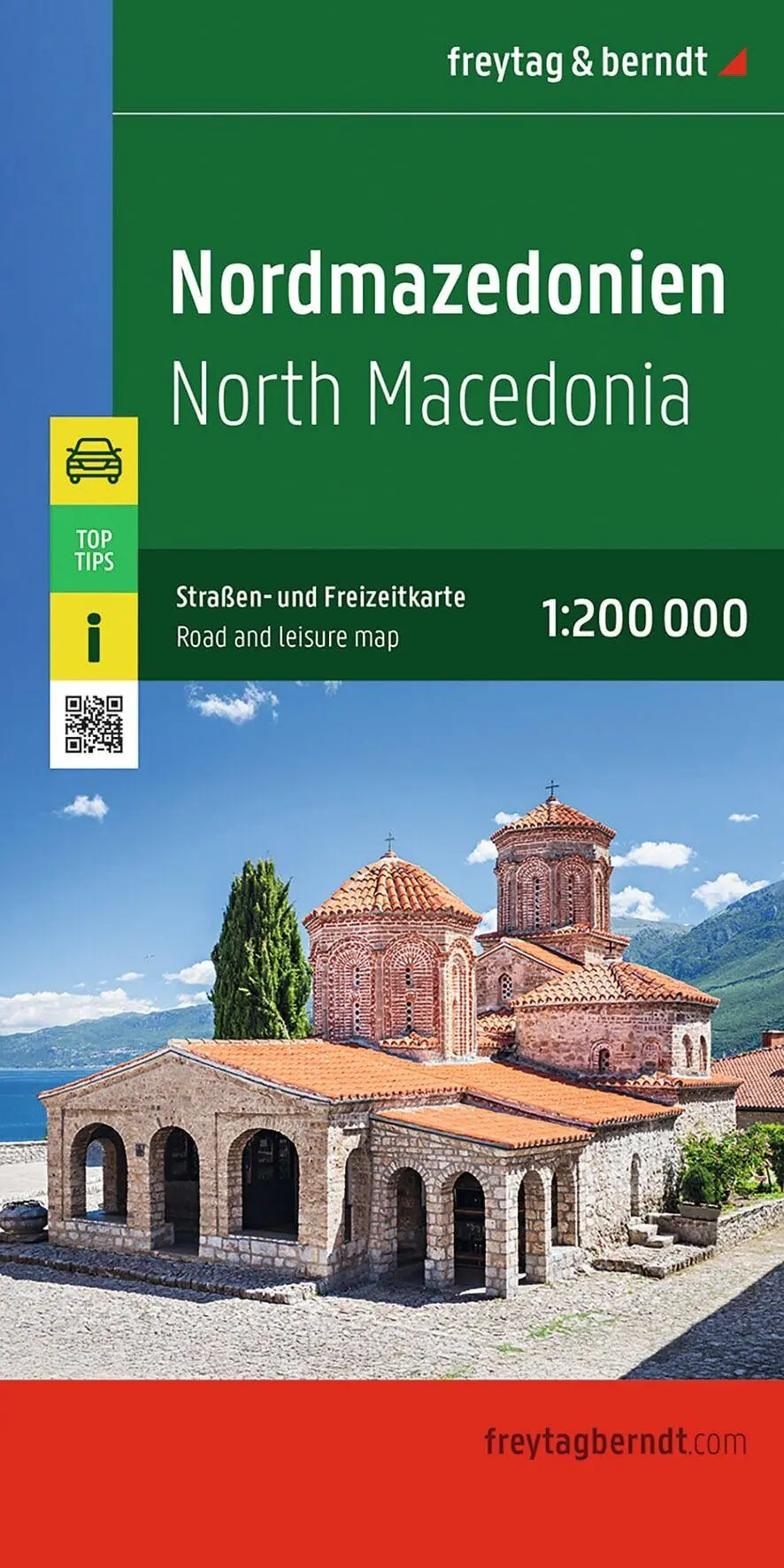 Cover: 9783707924572 | freytag &amp; berndt Straßenkarte Nordmazedonien 1:200.000 | Berndt | 2025