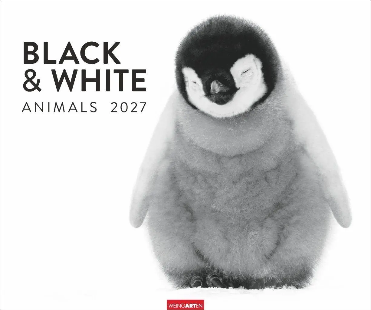 Cover: 9783839904572 | Black &amp; White Animals 2027 | Kalender | Spiralbindung | 14 S. | 2027