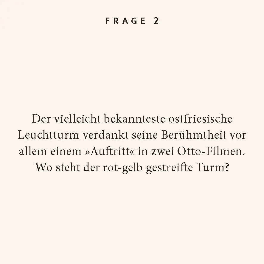 Bild: 9783899784572 | Ostfriesland-Quiz | 100 Fragen und Antworten | Carsten Tergast | Buch
