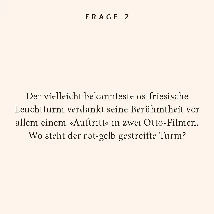 Bild: 9783899784572 | Ostfriesland-Quiz | Carsten Tergast | Taschenbuch | Quiz im Quadrat