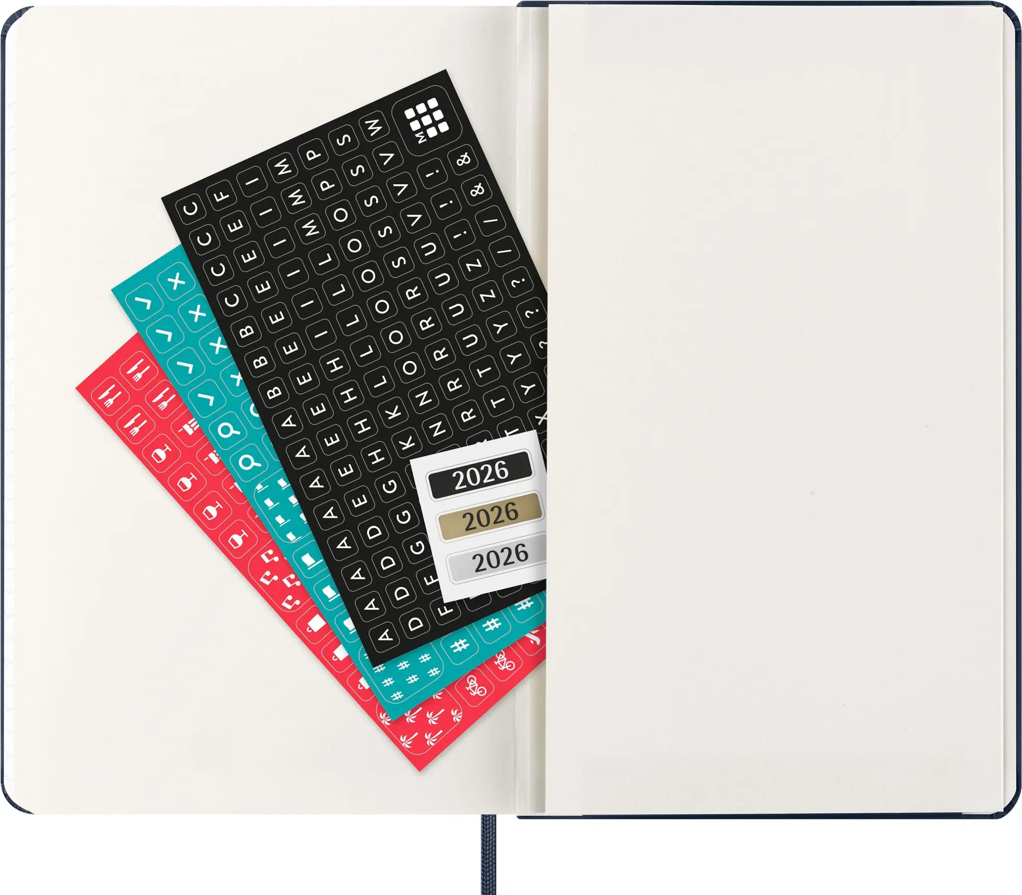 Bild: 8056999274672 | Moleskine 12 Monate Wochen Notizkalender 2026, Large/A5, 1 Wo = 1...