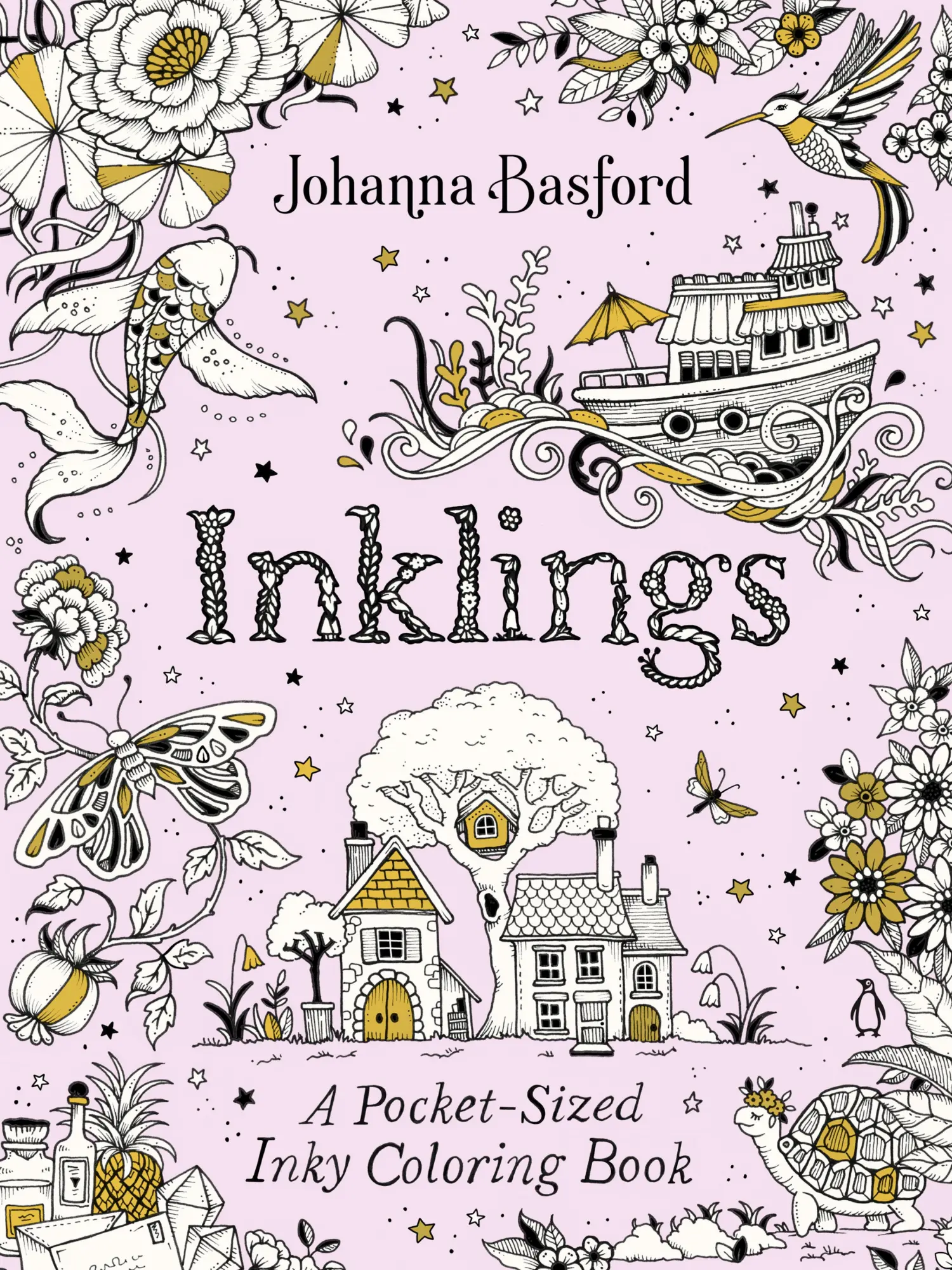 Cover: 9780593994672 | Inklings | A Pocket-Sized Inky Coloring Book | Johanna Basford | Buch