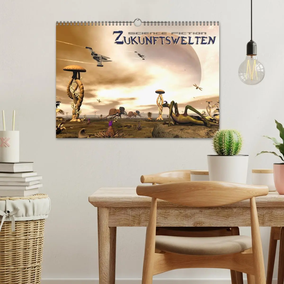 Bild: 9783435734672 | Zukunftswelten (Science Fiction) (Wandkalender 2025 DIN A3 quer),...