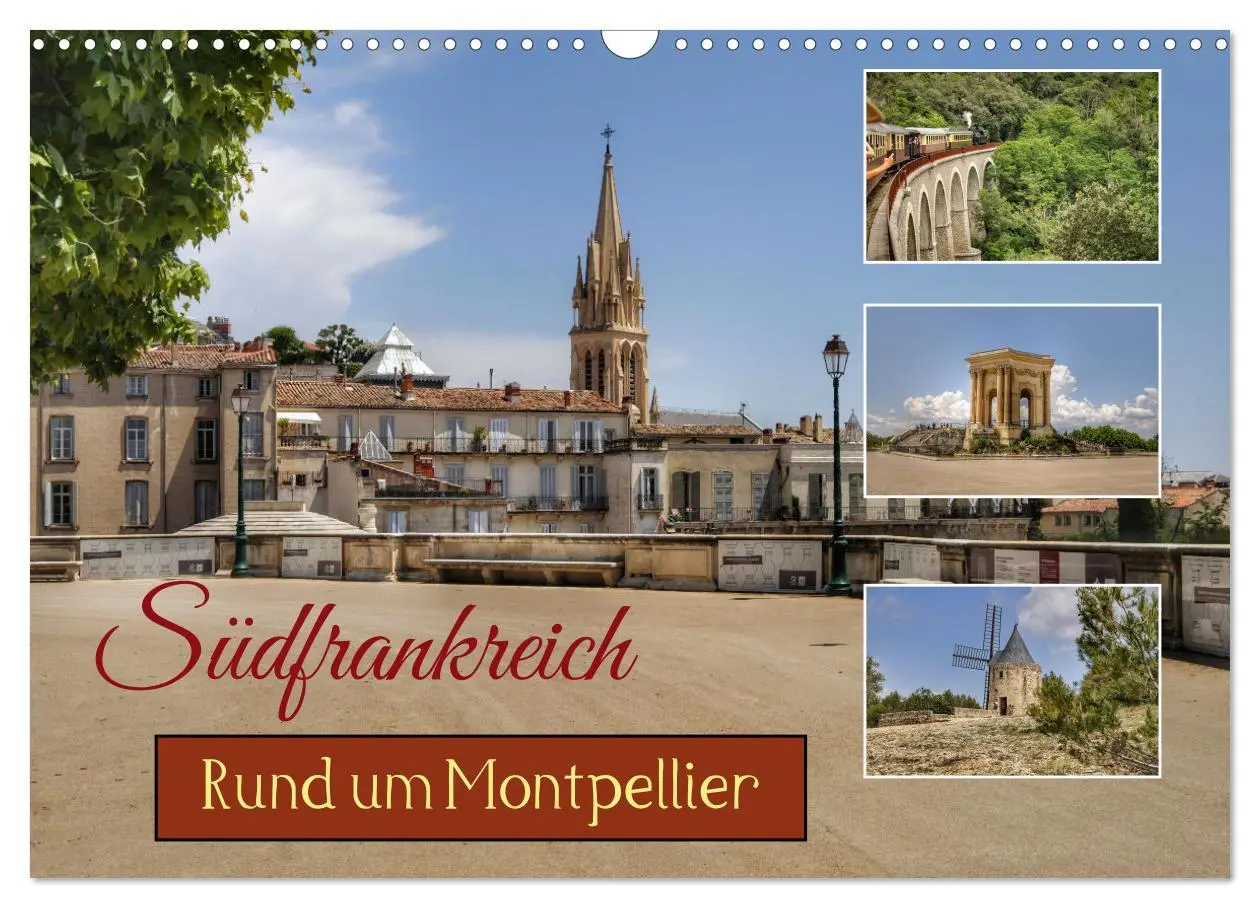 Cover: 9783457514672 | Südfrankreich - Rund um Montpellier (Wandkalender 2026 DIN A3...