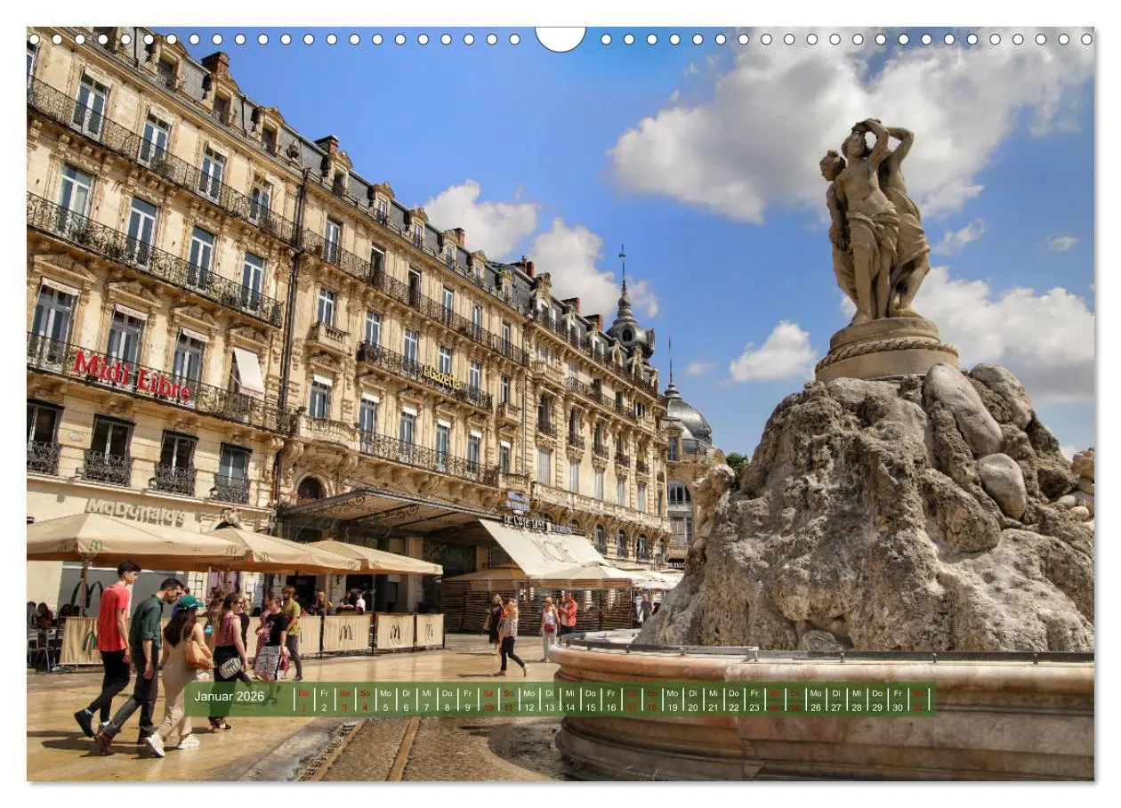 Bild: 9783457514672 | Südfrankreich - Rund um Montpellier (Wandkalender 2026 DIN A3...