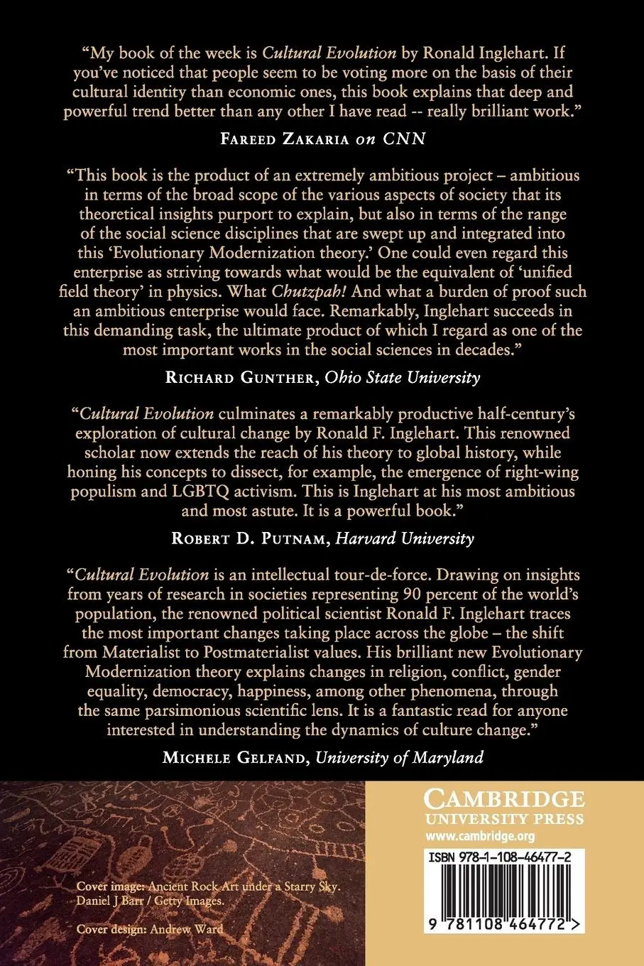 Rückseite: 9781108464772 | Cultural Evolution | Ronald F Inglehart | Taschenbuch | Englisch