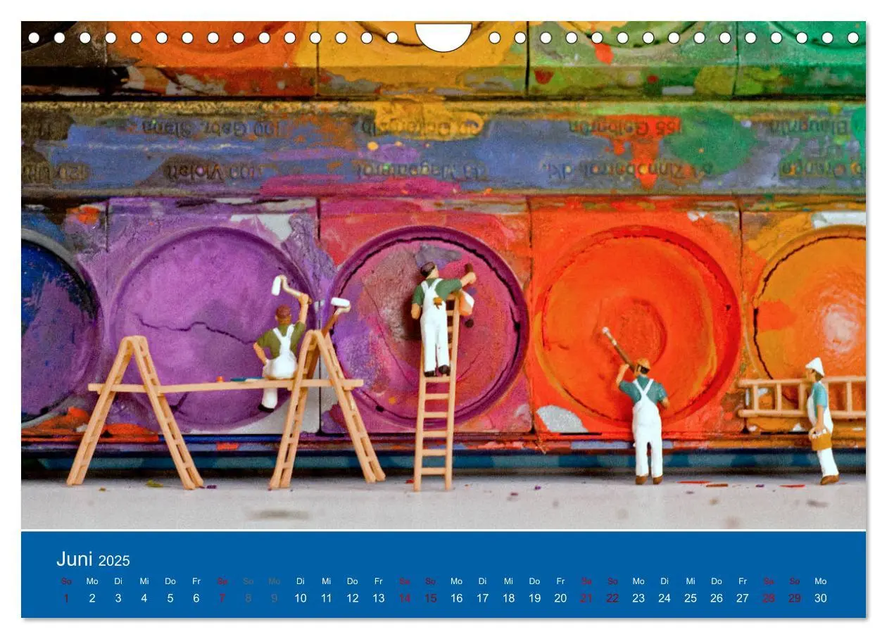 Bild: 9783435344772 | Miniaturen - Klein ganz groß (Wandkalender 2025 DIN A4 quer),...