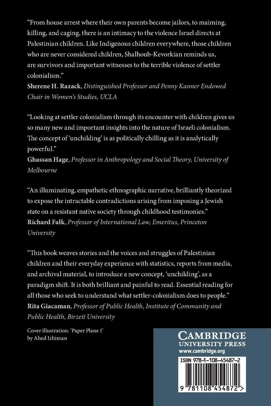 Rückseite: 9781108454872 | Incarcerated Childhood and the Politics of Unchilding | Taschenbuch