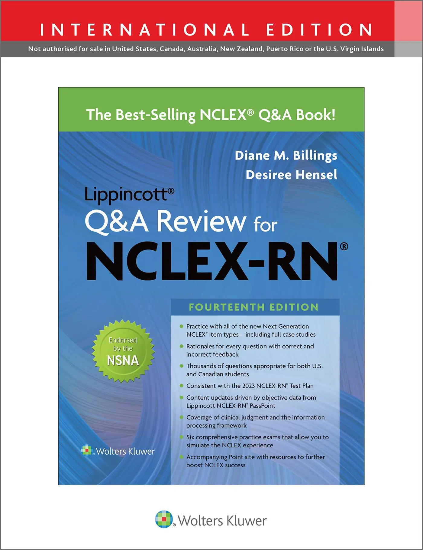 Cover: 9781975184872 | Lippincott Q&amp;A Review for NCLEX-RN | Desiree Hensel (u. a.) | Buch