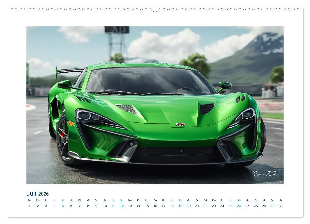 Bild: 9783457354872 | Faszination KI-Sportwagen (Wandkalender 2026 DIN A2 quer), CALVENDO...
