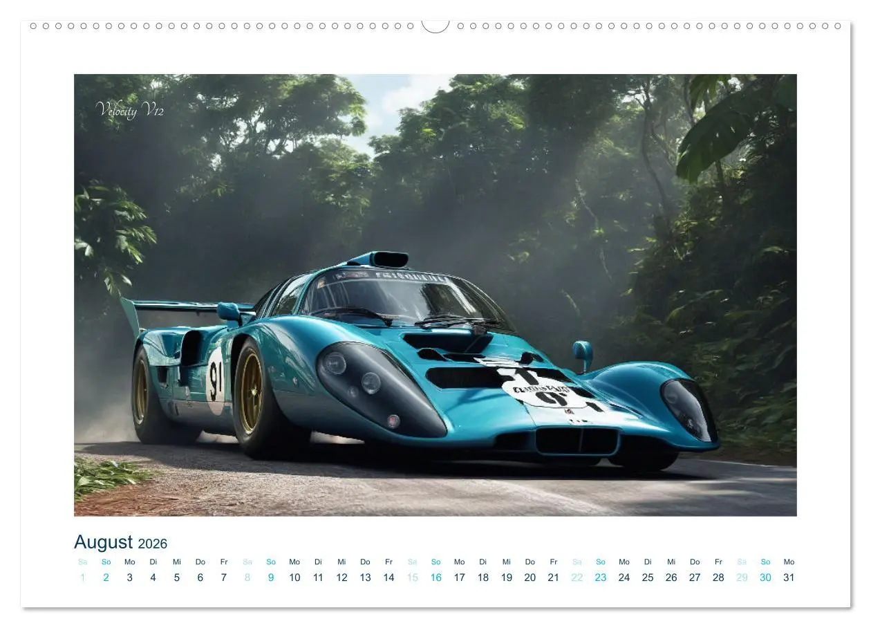 Bild: 9783457354872 | Faszination KI-Sportwagen (Wandkalender 2026 DIN A2 quer), CALVENDO...