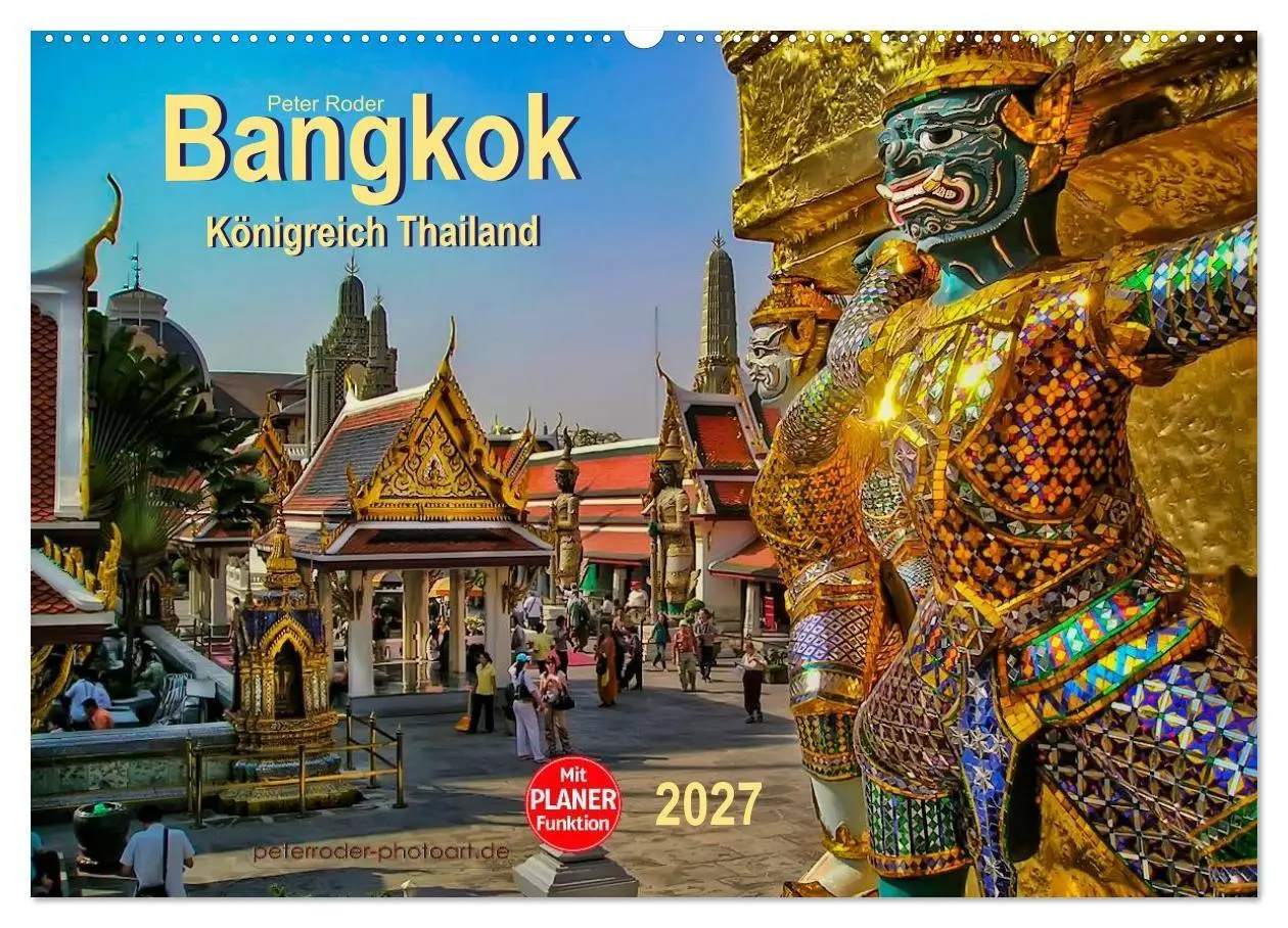 Cover: 9783569914872 | Bangkok - Königreich Thailand (Wandkalender 2027 DIN A2 quer),...