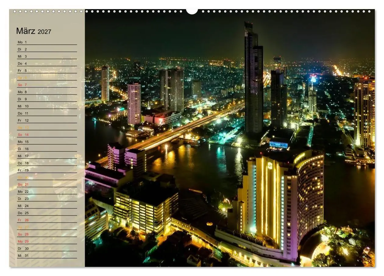 Bild: 9783569914872 | Bangkok - Königreich Thailand (Wandkalender 2027 DIN A2 quer),...
