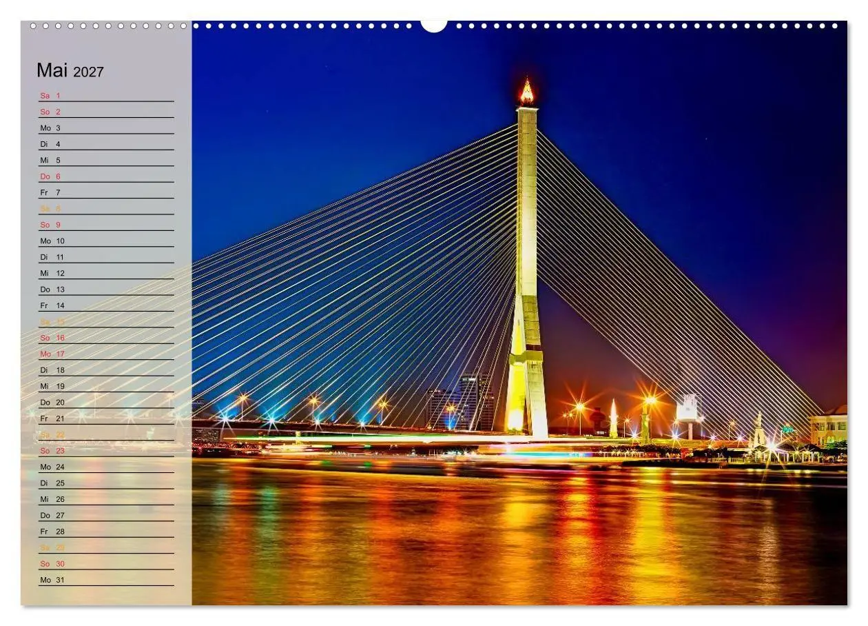 Bild: 9783569914872 | Bangkok - Königreich Thailand (Wandkalender 2027 DIN A2 quer),...
