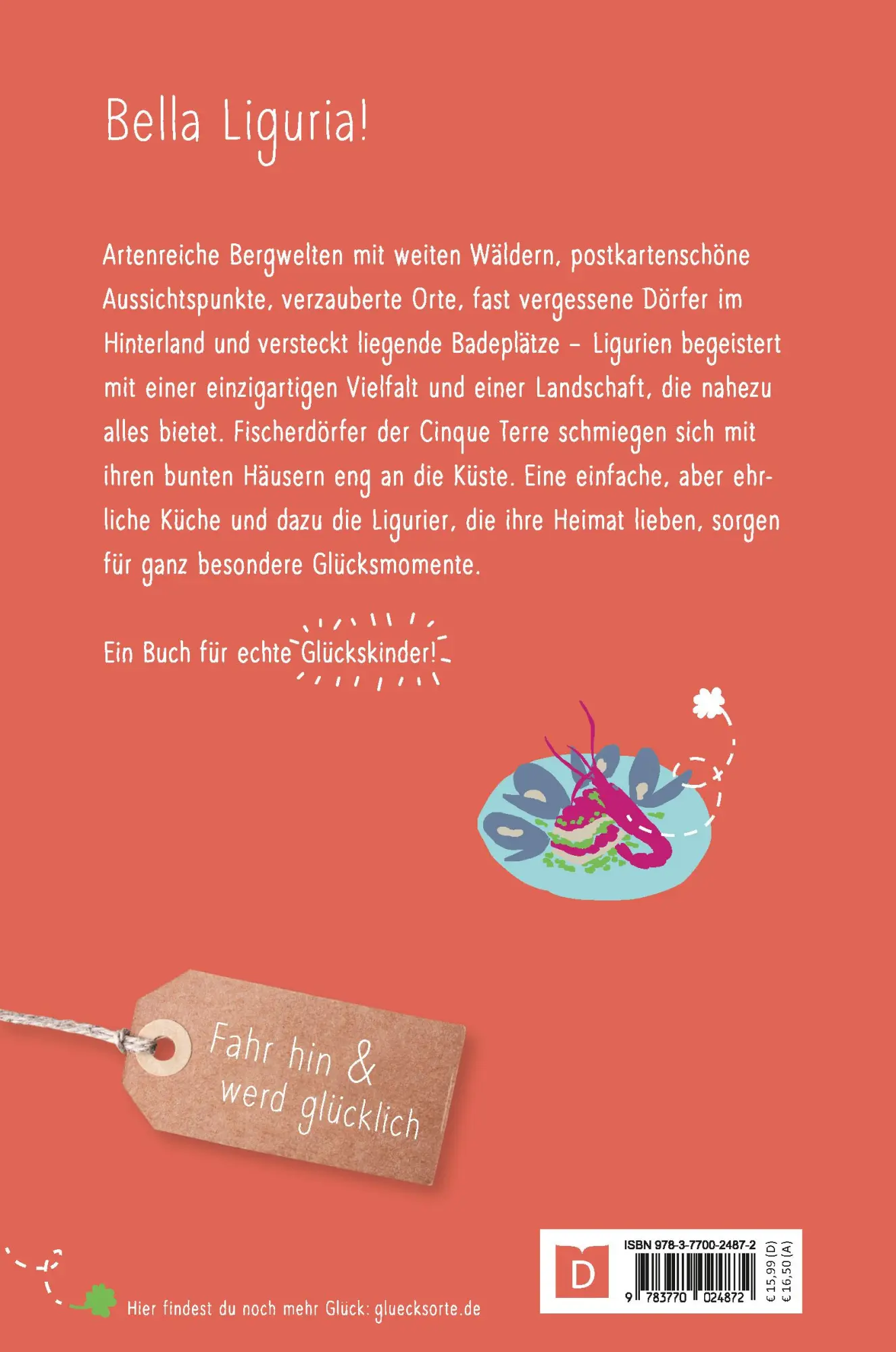 Rückseite: 9783770024872 | Glücksorte in Ligurien | Fahr hin &amp; werd glücklich | Falk (u. a.)