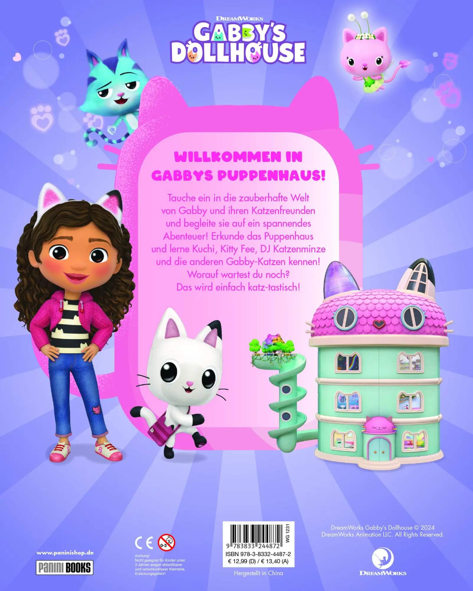 Rückseite: 9783833244872 | Gabby's Dollhouse: Willkommen in Gabbys Puppenhaus! | Panini | Buch