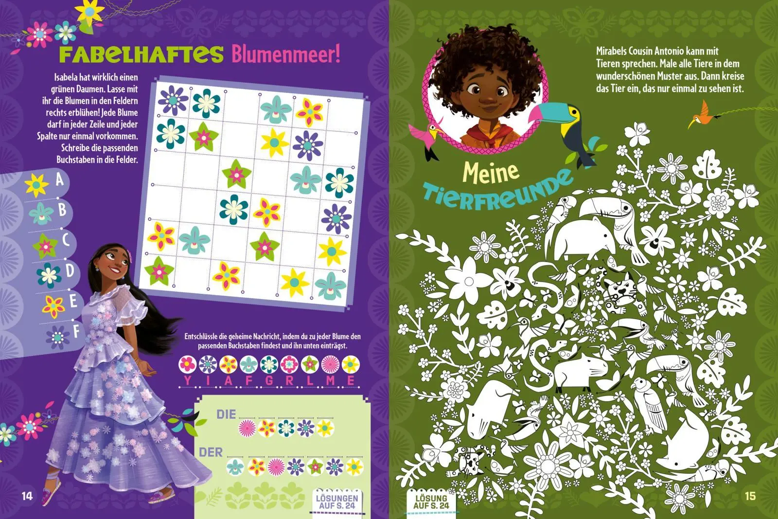 Bild: 9783845124872 | Disney Encanto: Mein kreativer Mal- und Spielspaß | Taschenbuch | 2024