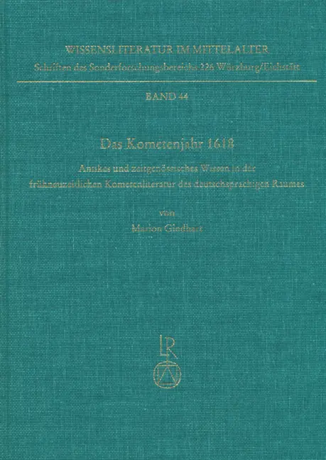 Cover: 9783895004872 | Das Kometenjahr 1618 | Marion Gindhart | Buch | Deutsch | Reichert