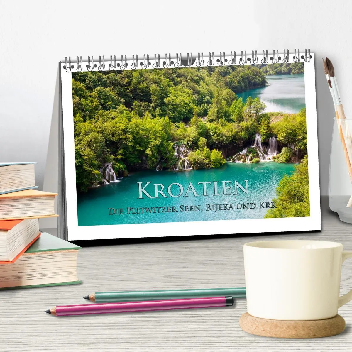 Bild: 9783516124972 | Kroatien - Plitwitzer Seen, Rijeka und Krk (Tischkalender 2026 DIN...