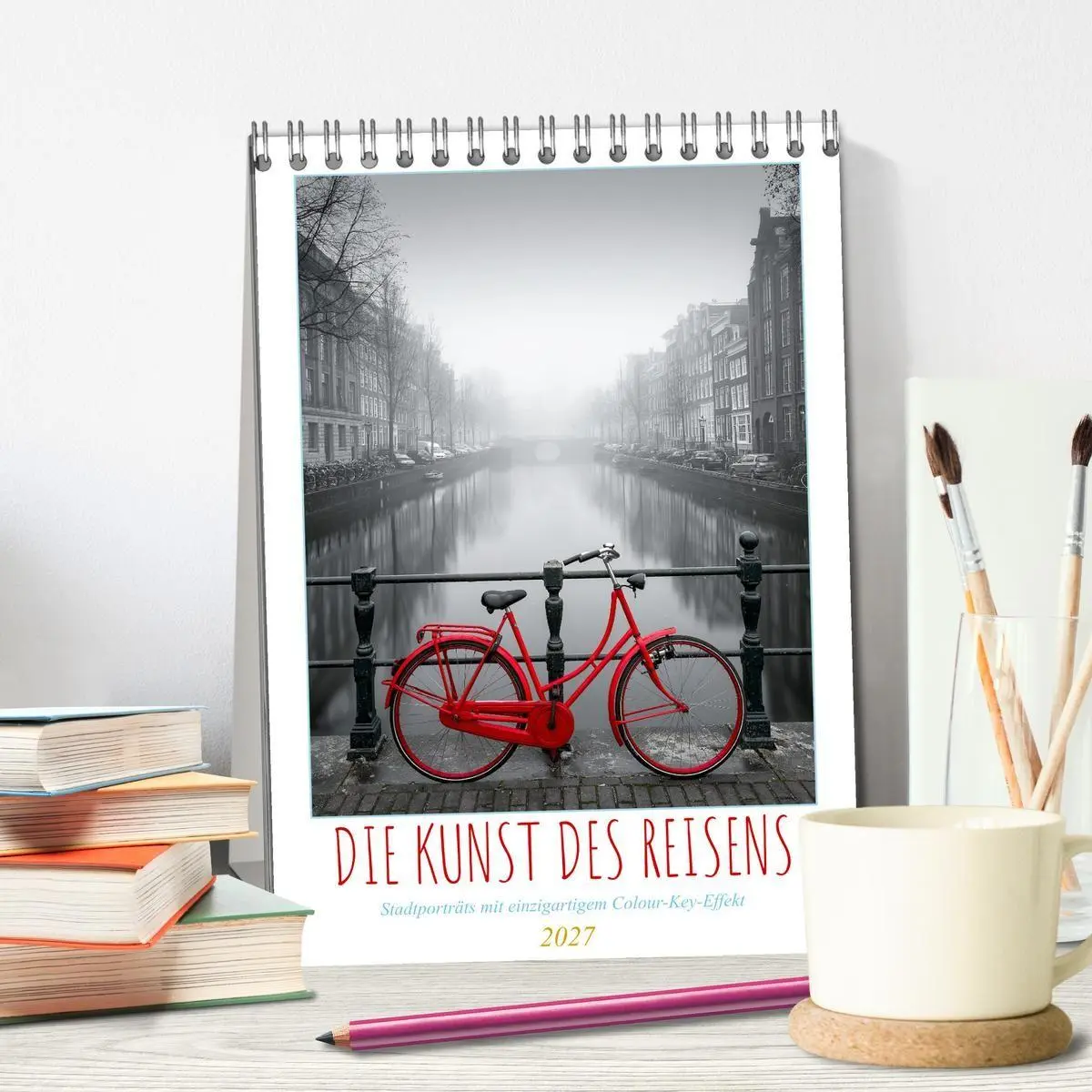 Bild: 9783594274972 | Die Kunst des Reisens (Tischkalender 2027 DIN A5 hoch), CALVENDO...