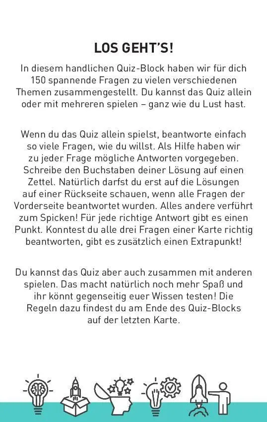 Bild: 9783625194972 | Das große Allgemeinwissen-Quiz I ab 10 Jahren | Naumann &amp; Göbel Verlag