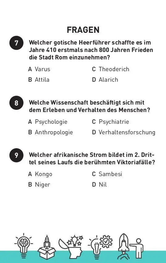 Bild: 9783625194972 | Das große Allgemeinwissen-Quiz I ab 10 Jahren | Naumann &amp; Göbel Verlag