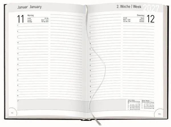 Bild: 9783819304972 | Chef-Timer Premium schwarz 2027 | Korsch Verlag | Buch | 384 S. | 2027