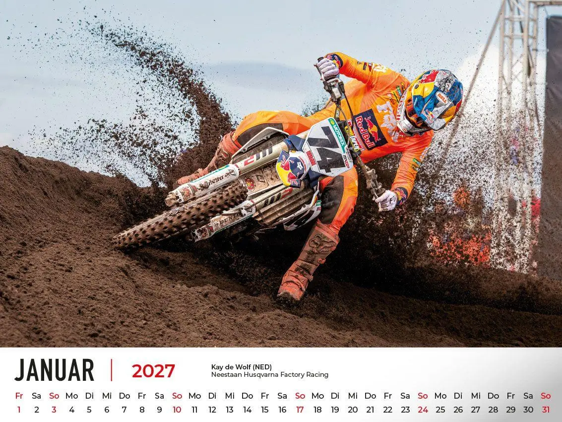 Bild: 9783948794972 | Motocross WM Kalender 2027 | Frank Pommer | Kalender | Deutsch | 2027