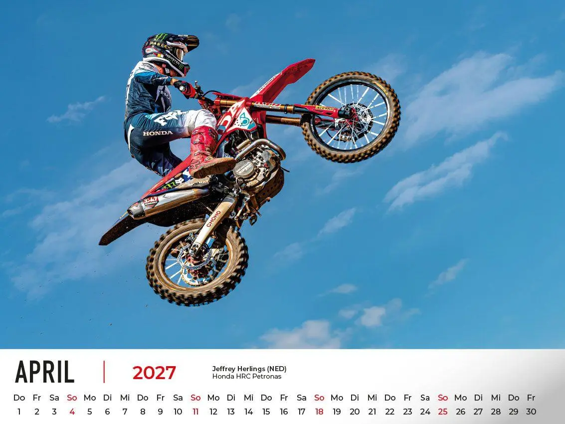 Bild: 9783948794972 | Motocross WM Kalender 2027 | Frank Pommer | Kalender | Deutsch | 2027