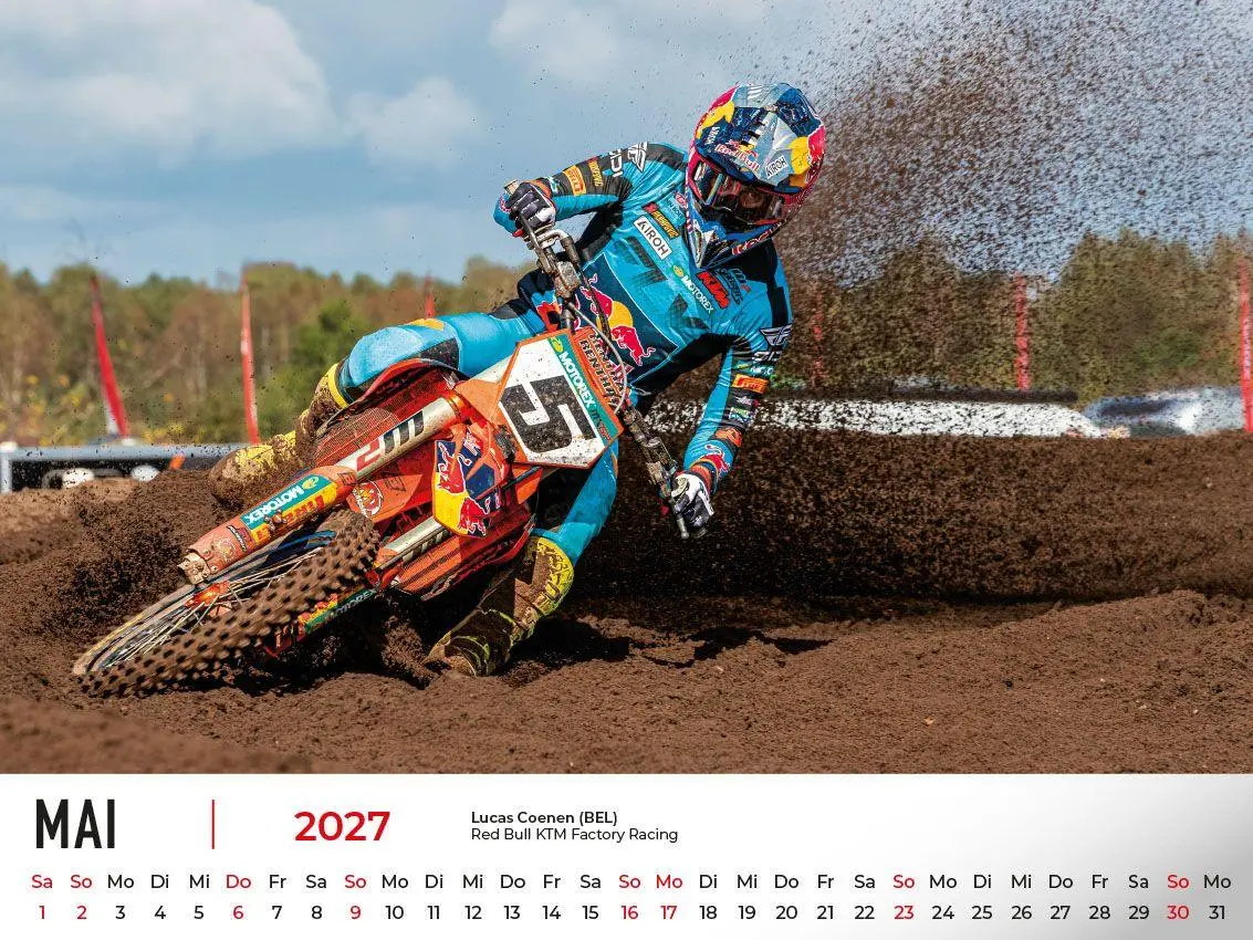Bild: 9783948794972 | Motocross WM Kalender 2027 | Frank Pommer | Kalender | Deutsch | 2027